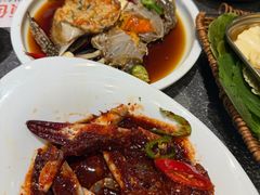 -草家酱蟹炭火烤肉店(珲春南路一店)