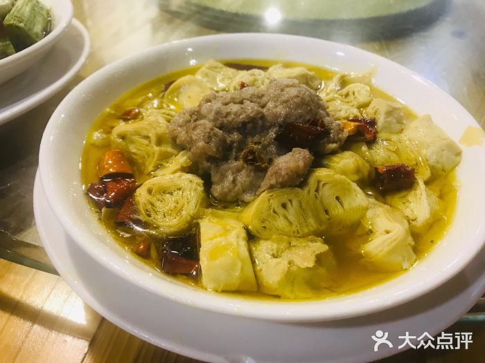 笑典皇·绍兴菜馆霉千张蒸肉饼图片