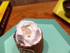 茉莉花冰淇淋-茶是一枝花泡茶店