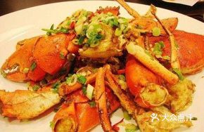 Scallion Stir-fried Blue Crab