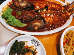 辣焖明太鱼-海兰江石锅饭(水上店)