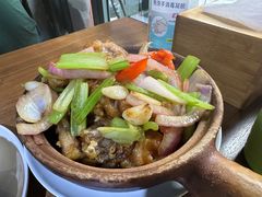 啫啫牛蛙煲-绿柠食堂(北外滩店)