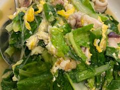 渔村小白菜比管鱼-开海·红岛海鲜虾水饺(石老人店)