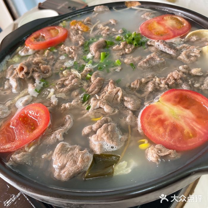 仙客石锅牛肉特色牦牛肉汤锅图片