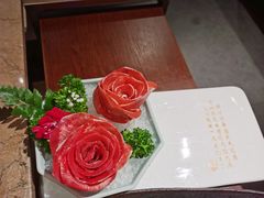 玫瑰雪花牛舌-捞王锅物料理(四川北路店)