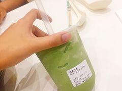 抹茶红豆沙冰-夏叶茶(大光明店)