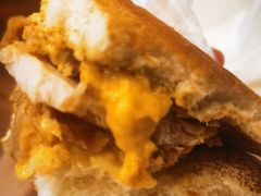 榴莲芝士鸡腿堡-肯德基(杭州复兴店)