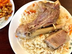 豪华腿排饭-巴依家新疆手抓饭(菱角湖万达店)