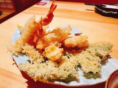天妇罗拼盘-隐月· 㐂和食屋(芝罘万达公馆店)