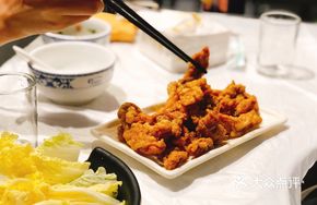 Fresh Hairtail Fish Fillet with Crispy Pork