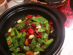 干煸肉沫芸豆-恭喜上堓砂锅焗·海鲜大排档(闵行龙湖店)