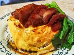炭火叉烧滑蛋饭-渔记茶餐厅(渔村店)