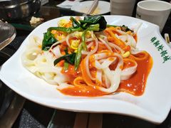 陕西凉皮-清真·锦翔炝锅鱼(明德门店)