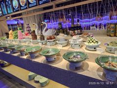 自助调料区-挂雪铁锅炖大鹅