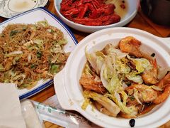 明虾豆豉娃娃菜-丁记盐蘸牛肉·新杭菜(河东路店)