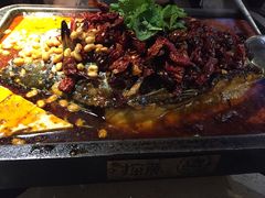 -探鱼·鲜青椒爽麻烤鱼(广州花都来又来店)