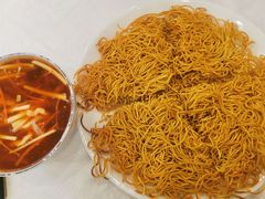 肉丝煎面-津津菜馆(绝没分店)