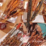 单吃我都觉得好吃 然后里面包上一串羊肉串