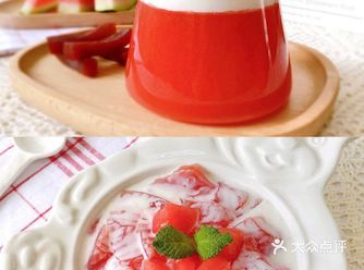 西瓜酸奶冻夏日必备甜品简单三步做好