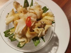 螺片秋葵配青芥辣日本酱油-北京柏悦酒店·锦庭餐厅Dining Room