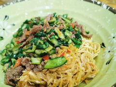 黄瓜皮炒牛肉-刘氏三和面馆