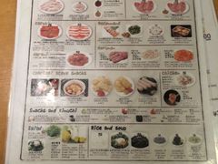 菜单-牛角日本烧肉专门店(小樽店)