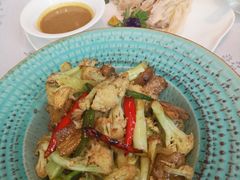 台湾香炒有机菜花-佳兰雅序融合菜(高新店)
