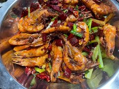 干锅香辣虾-馋嘴蛙火锅