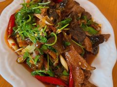 肝腰合炒-石观音贾云土板鸭