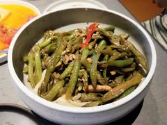 豆角丝炒肉拌转百刀-日上三甘(三里屯店)