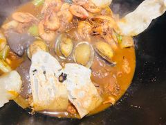 鲜虾鲍鱼地锅鸡-锅来乐地锅鸡(安亭店)