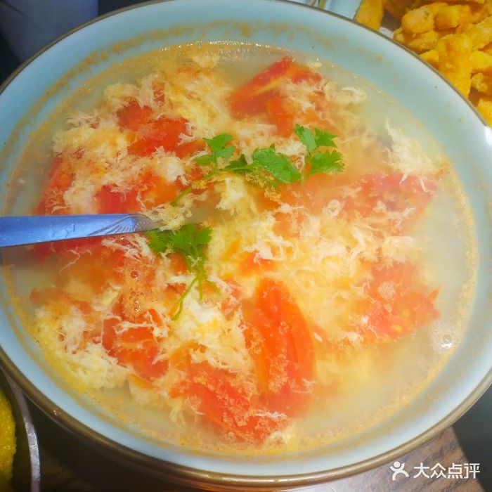 金掌勺东北小馆(天河城店)-番茄鸡蛋汤图片-天津美食-大众点评网