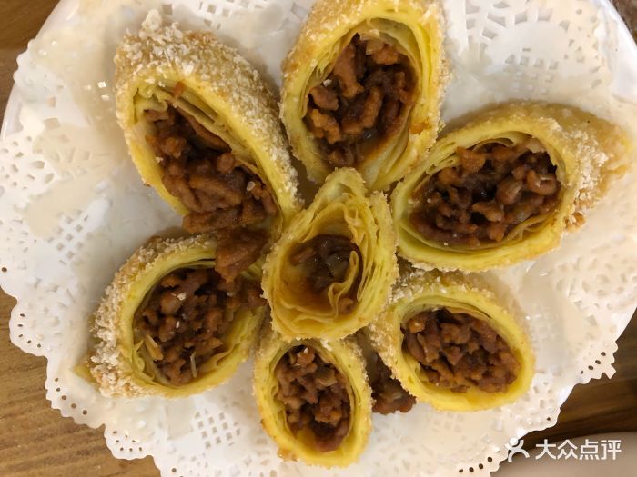 陈傻子餐厅(世纪都会店)-脆皮鸭丝卷-菜-脆皮鸭丝卷图片-天津美食