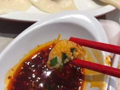 被红油浸湿的小虾仁-喜家德虾仁水饺(华强天虹店)
