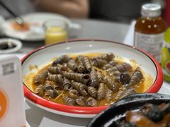 花生酱炒钉螺-钱山海鲜大排档