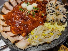 招牌辣鱿鱼五花肉煲-HOTISLAND海鸡岛·韩国料理(江南西店)
