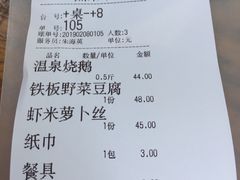 账单-农厨好味·温泉鹅·农家菜