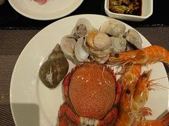 -大中华希尔顿酒店-念自助餐·海南美食·三文鱼