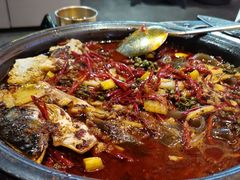 -探鱼·鲜青椒爽麻烤鱼(银泰城店)