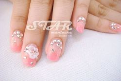 点击看大图 粉色美人-STAR美甲店