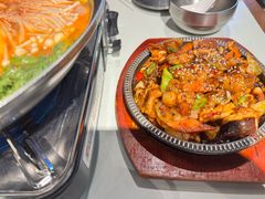 鱿鱼炒五花肉-富乐满 炸鸡&韩国料理 불로만(虹泉路店)