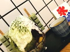 抹茶生乳かき氷-WONDER ICE 萬得冰田(建設路总店)