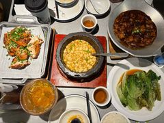 鸡汤虾仁豆腐-绿茶餐厅(广州天河城店)