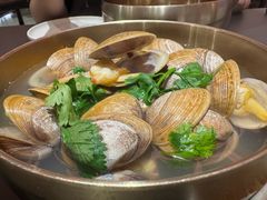 白灼黄贝子-松涛园朝鲜·海鲜·料理店(鸭绿江断桥店)