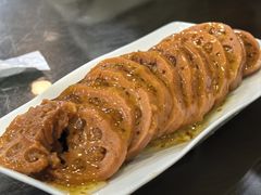 蜜汁莲藕-溱湖八鲜菜馆
