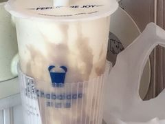 芋泥啵啵绿茶-茶百道(长龙店)