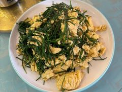 沙葱炒鸡蛋-小城家宴
