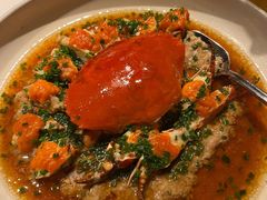 葱油蒸红膏蟹-玫瑰厅上海菜(兴国路店)