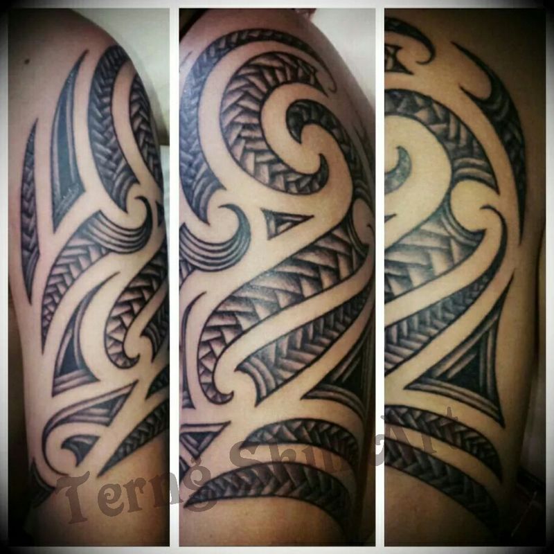 手臂外侧个性图腾纹身款式图-大众点评纹身图案大全