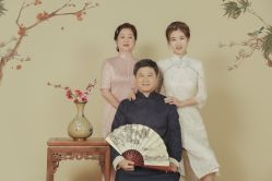 -时光纪亲子全家福照相馆(静安店母女写真父母纪念照)